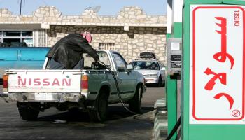 الأردن/اقتصاد/محطة وقود في الأردن/01-06-2016 (Getty)