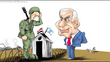 كاريكاتير نتنياهو والاسد / حمرة