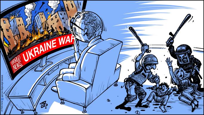 كاريكاتير العالم وحرب اوكرانيا / حجاج