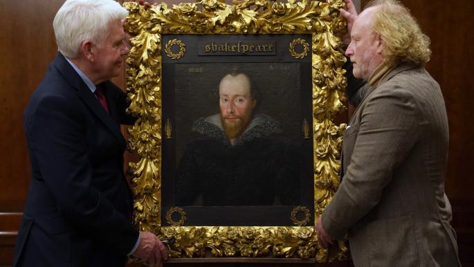 A painting attributed to Shakespeare has been listed for sale for  million