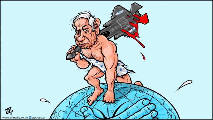 كاريكاتير جرائم نتنياهو والصمت العالمي / حجاج