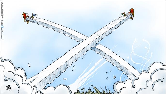 كاريكاتير صولات المفاوضات / حجاج