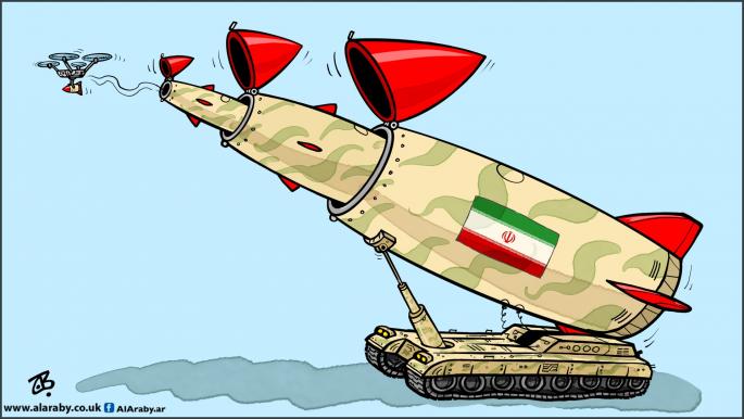 كاريكاتير الرد الايراني / حجاج