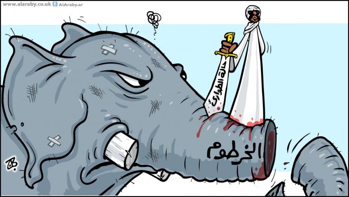 كاريكاتير الخرطوم والبشير / حجاج
