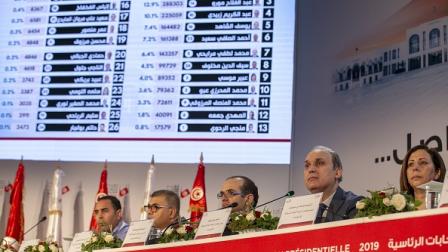 مؤتمر حول نتائج رئاسيات تونس السابقة، 16 سبتمبر 2019 (الأناضول)