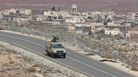 دورية من جيش الأردن على الحدود مع سورية، 17 فبراير 2022 (فرانس برس)