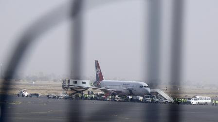 الخطوط الجوية اليمنية / مطار صنعاء 16 مايو 2024 (Getty)