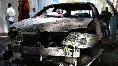 هجوم انتحاري في مقديشو، 16 يناير 2024(أبوكر محمد محي الدين/الأناضول)