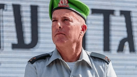 قائد فرقة غزة في الجيش الإسرائيلي المقدم آفي روزنفيلد (القناة 12/ إكس)