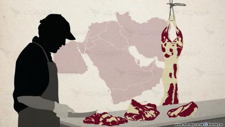 صورة تعبيرية عن الحرمان من اللحوم في الوطن العربي (العربي الجديد)
