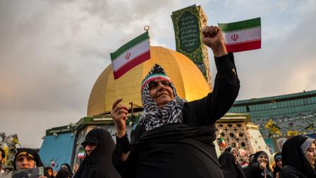 مناصرون لجليلي في طهران، 24 يونيو الحالي