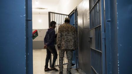 داخل أحد السجون الليبية (أحمد اصغي/ الأناضول)