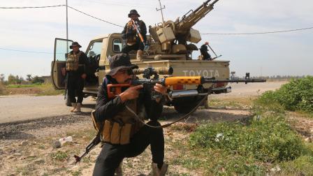 جنود عراقيون في ديالى، 10 مارس 2024 (يونس البياتي/فرانس برس)