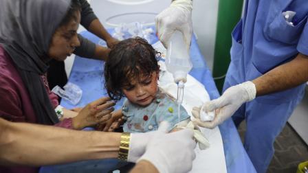 في مستشفى في رفح - جنوب غزة - 26 مايو 2024 (إياد البابا/ فرانس برس)