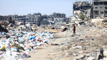 نفايات في مدينة غزة وسط الحرب الإسرائيلية على قطاع غزة - 21 يوليو 2024 (داود أبو الكاس/ الأناضول)