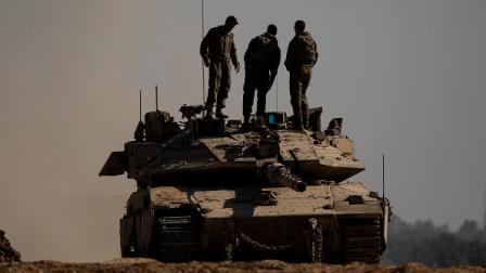 جنود الاحتلال الإسرائيلي في منطقة غلاف غزة، 6 يونيو 2024 (أمير ليفي/Getty)