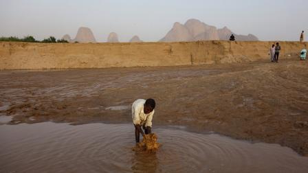 التغير المناخي في السودان يؤثر على توافر المياه، 6 يونيو 2024 (فرانس برس)