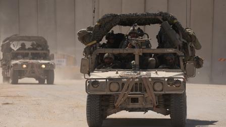 جنود الاحتلال على الحدود مع غزة، 28 يونيو 2024 (أمير ليفي/ Getty)