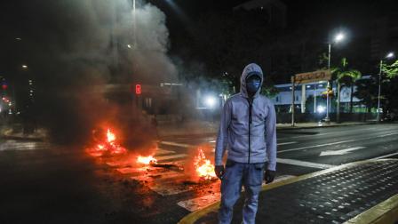 احتجاجات في فنزويلا بعد إعلان مادورو رئيساً، 29 يوليو 2024 (بيدرو رانسيس ماتي/الأناضول)