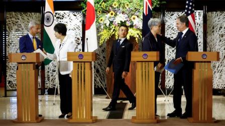 وزراء خارجية أميركا واليابان والهند وأستراليا، 29 يوليو 2024 رويترز