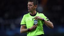Referee Gianluca Rocchi during the UEFA Champions League group H match between Chelsea FC and AFC Ajax at Stamford Bridge on November 05, 2019 in London, United Kingdom. (Photo by Catherine Ivill/Getty Images)