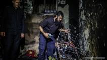 حريق بسبب "شموع" يودي بحياة 3 أطفال غربي غزة